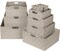 Sorbus Woven Basket Bin Set - Shelf Storage for Household Items - Stackable with built-in Carry Handles (9 Pack)